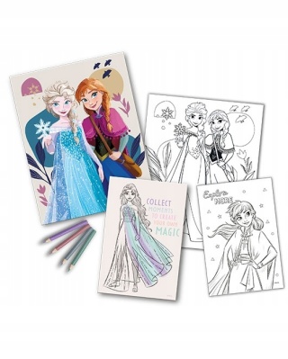 Kolorowanka zestaw kreatywny KRAINA LODU