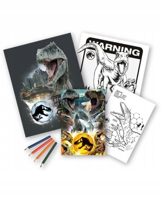 Kolorowanka zestaw kreatywny PARK JURAJSKI