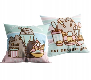Kot kotek PUSHEEN lody poduszka jasiek 40X40 cm