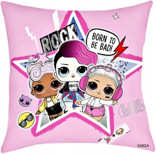 LOL SURPRISE poduszka jasiek laleczki 40x40cm