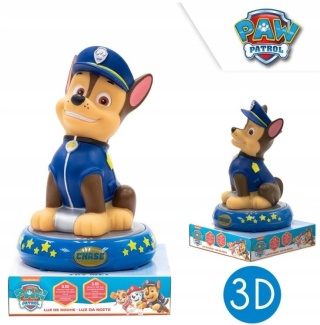 Lampka LED na baterie 3d PSI PATROL CHASE figurka