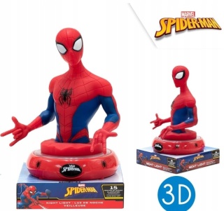 Lampka LED na baterie 3d SPIDERMAN figurka