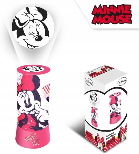 Lampka LED z projektorem MYSZKA MINNIE nocna