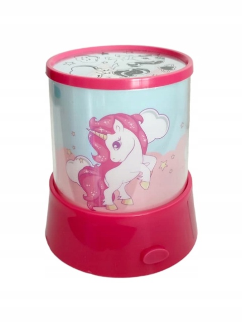 Lampka LED z projektorem UNICORN JEDNOROŻEC