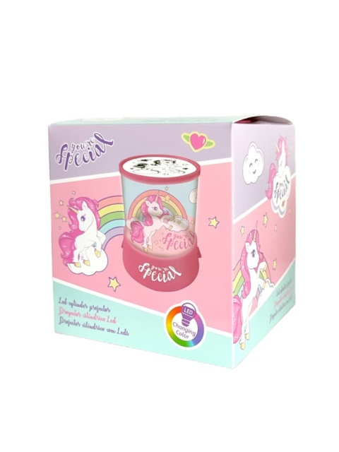 Lampka LED z projektorem UNICORN JEDNOROŻEC