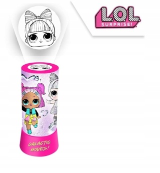 Lampka LED z projektorem laleczki LOL SURPRISE