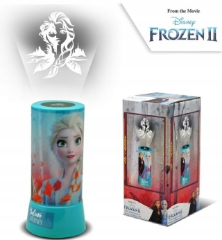 Lampka nocna LED z projektorem KRAINA LODU FROZEN