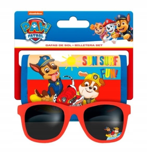 PSI PATROL okulary przeciwsłoneczne+ portfel CHASE