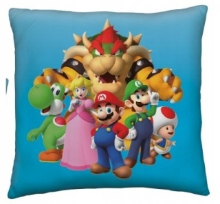 SUPER MARIO poduszka jasiek 40x40cm
