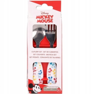 Sztućce metalowe MYSZKA MICKEY MIKI łyżka widelec