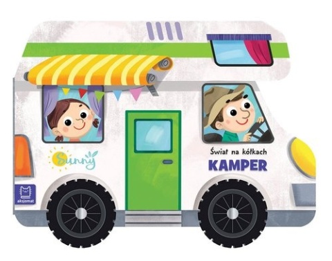 Kamper Świat na kółkach. książeczka sztywnokartonowa auto z kołami