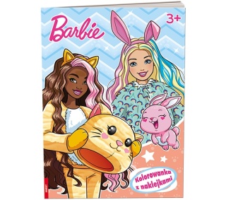 BARBIE Cuties przebrania i kostiumy zwierząt kolorowanka z naklejkami