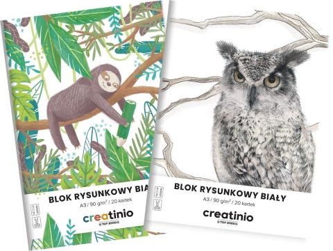 Blok rysunkowy A3 10 k 90 g TOP-2000 biały