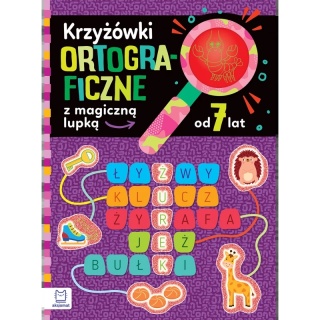 Krzyżówki ortograficzne z magiczną lupką od 7 lat