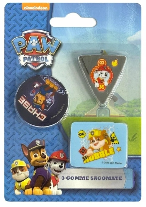 Gumki do mazania 3 szt PSI PATROL