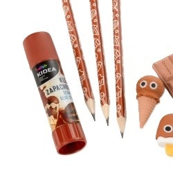 Klej szkolny w sztyfcie zapachowy 15 g KIDEA zapach czekolady kakao