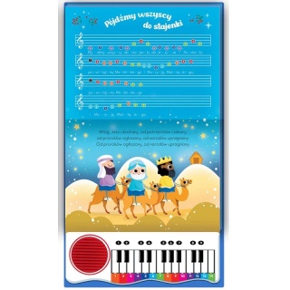 Wśród nocnej ciszy i inne kolędy dla dzieci. Sam zagraj i zaśpiewaj kolędy! Książka z pianinkiem