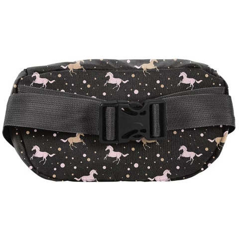 Nerka sportowa saszetka dziecięca dziewczęca młodzieżowa torebka na pas Konie dla dziewczynki