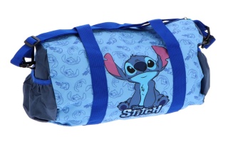 Torba na ramię sportowa dziecięca Lilo i Stitch na basen niebieska