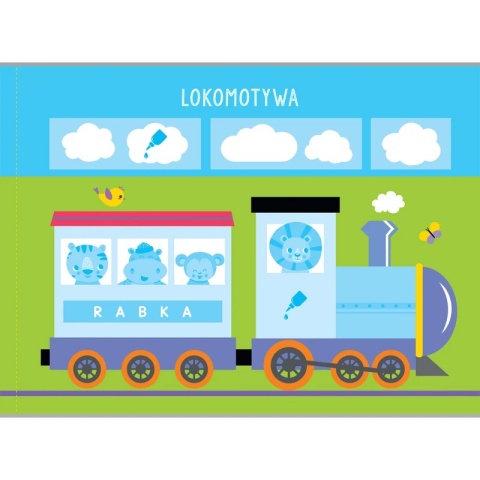 Wycinanki z nożyczkami. Krokodylek ciach, ciach!