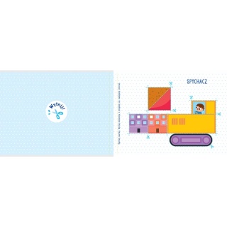 Wycinanki z nożyczkami. Słonik ciach, ciach!