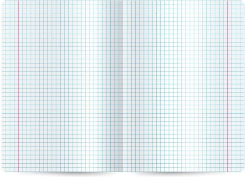 Zeszyt w kratkę A5 Pusheen kotek czarny mix wzorów 60 kartek mix 1 szt