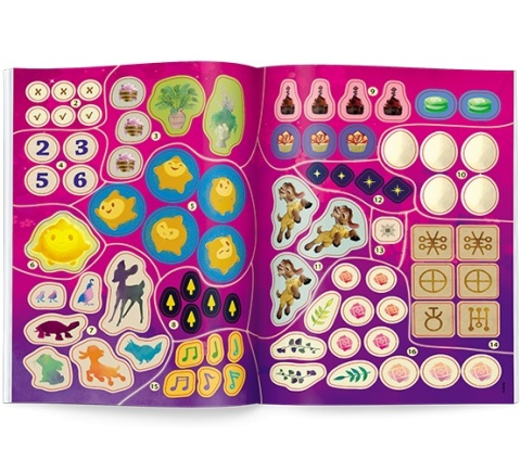 Życzenie Wish Życzenie Disney 100 brokatowych naklejek zadania