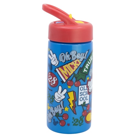 Bidon na wodę ze słomką ustnikiem Myszka Miki CHAMPIONS 410ml