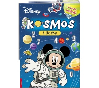 Książki zadania Kosmos i liczby dla dzieci nauka liczenia i pisania cyfr wiek 6+