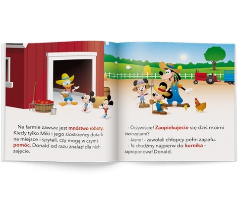 Książki dla dzieci Disney Maluch. Moje pierwsze opowiastki. Miki jedzie na farmę wiek 2+
