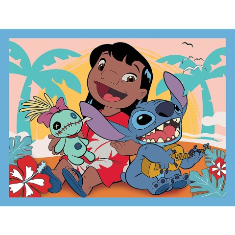 Lilo i Stitch Trefl Puzzle Stich 2w1 48 30 MEMO 24 el