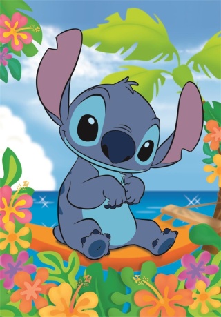 Lilo i Stitch super color Puzzle Stich 104 EL 27255 27x38 cm