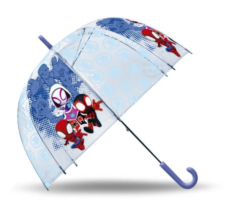 Parasol przezroczysty plażowy Spidey parasolka dla dzieci składana głęboka