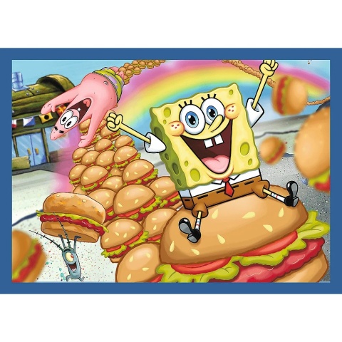 Podwodne życie SpongeBoba 4W1 Trefl Puzzle 207 EL 34674