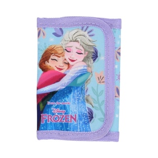 Portfel dziecięcy dla dziewczynki portfelik na rzep suwak na karty Kraina Lodu