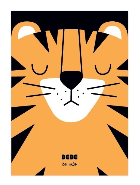 Zeszyt A4 32k 90g w kratkę kratka boys BB tygrys BEBE be wild Interdruk