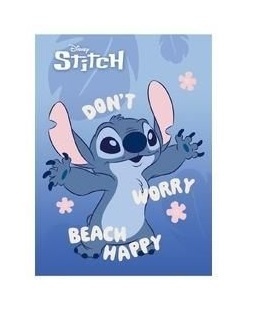Zeszyt A4 Stitch trzylinia kolorowa do nauki pisania 32 kartki Lilo I Stitch