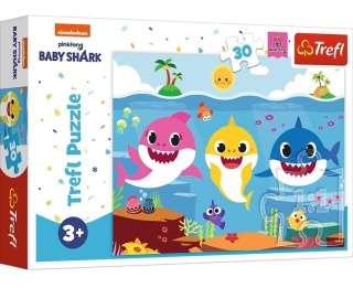 BABY SHARK mały rekinTrefl Puzzle 30 EL 18284