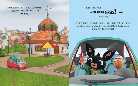 Książki dla dzieci Bajki 5 minut przed snem Królik Bing Duże litery opowiadania