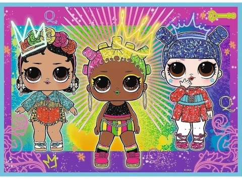 Poznaj laleczki LOL SURPRISE 35+48+54+70 el. 4 w 1 4W1 Trefl Puzzle