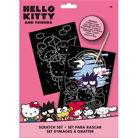 Hello Kitty i przyjaciele wydrapywanka+ rysik