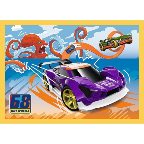 Pojazdy Hot Wheels 35+48+54+70 el. Puzzle Trefl 34627