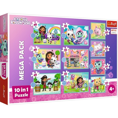 KOCI DOMEK GABI 10W1 Trefl Puzzle 329 EL 96003