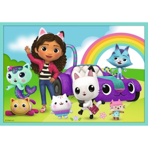KOCI DOMEK GABI 10W1 Trefl Puzzle 329 EL 96003