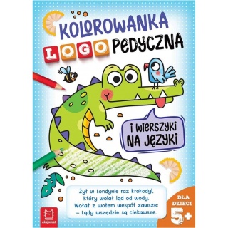 Książka dla dzieci Kolorowanka logopedyczna i wierszyki na języki malowanka