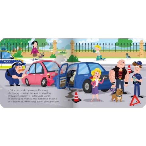 Książka dla dzieci Na ratunek. Radiowóz