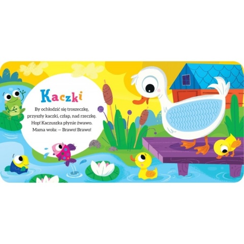 Książka dla dzieci Baw się i dotknij. Na wsi. Książeczka sensoryczna