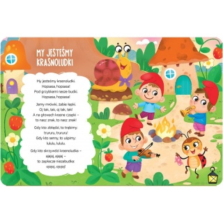 Książka dla dzieci Polskie piosenki dla dzieci. Słuchaj i śpiewaj 7 piosenek