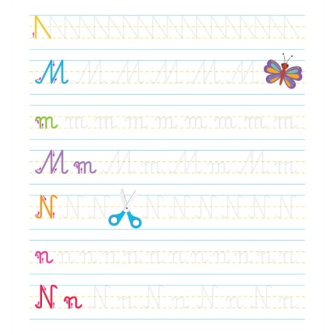 Ładnie piszę. Kaligrafia. Książka z rowkami. Wzory 3D. Zabawy grafomotoryczne, terapia ręki