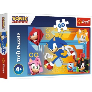 Puzzle 60 el TREFL SONIC w akcji 17387